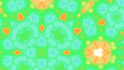 Abstract Radiant Burst with Soft Grain Texture, Symmetrical Glow Pattern in Psychedelic Style, Radiating Circular Abstract with Subtle Noise, Kaleidoscopic Starburst with Gradient Flow