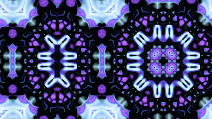 Abstract Radiant Burst with Soft Grain Texture, Symmetrical Glow Pattern in Psychedelic Style, Radiating Circular Abstract with Subtle Noise, Kaleidoscopic Starburst with Gradient Flow