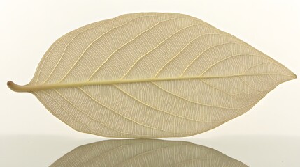 Obraz premium Skeletal Leaf Structure Detailed Macro Photography
