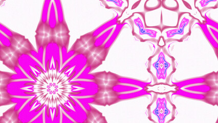 Abstract Radiant Burst with Soft Grain Texture, Symmetrical Glow Pattern in Psychedelic Style, Radiating Circular Abstract with Subtle Noise, Kaleidoscopic Starburst with Gradient Flow