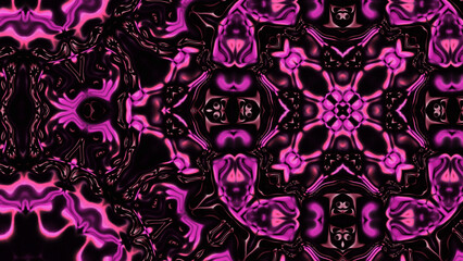 Abstract Radiant Burst with Soft Grain Texture, Symmetrical Glow Pattern in Psychedelic Style, Radiating Circular Abstract with Subtle Noise, Kaleidoscopic Starburst with Gradient Flow
