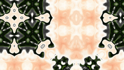 Abstract Radiant Burst with Soft Grain Texture, Symmetrical Glow Pattern in Psychedelic Style, Radiating Circular Abstract with Subtle Noise, Kaleidoscopic Starburst with Gradient Flow