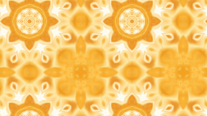 Abstract Radiant Burst with Soft Grain Texture, Symmetrical Glow Pattern in Psychedelic Style, Radiating Circular Abstract with Subtle Noise, Kaleidoscopic Starburst with Gradient Flow