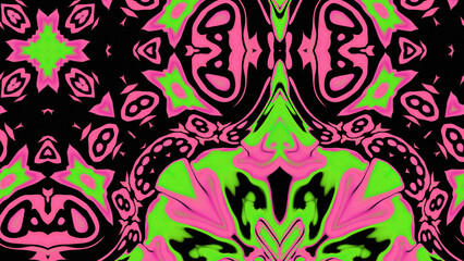 Abstract Radiant Burst with Soft Grain Texture, Symmetrical Glow Pattern in Psychedelic Style, Radiating Circular Abstract with Subtle Noise, Kaleidoscopic Starburst with Gradient Flow