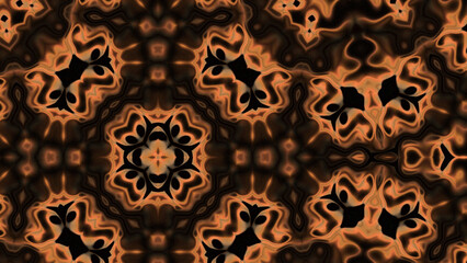 Abstract Radiant Burst with Soft Grain Texture, Symmetrical Glow Pattern in Psychedelic Style, Radiating Circular Abstract with Subtle Noise, Kaleidoscopic Starburst with Gradient Flow