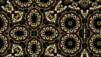 Abstract Radiant Burst with Soft Grain Texture, Symmetrical Glow Pattern in Psychedelic Style, Radiating Circular Abstract with Subtle Noise, Kaleidoscopic Starburst with Gradient Flow