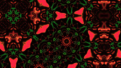 Abstract Radiant Burst with Soft Grain Texture, Symmetrical Glow Pattern in Psychedelic Style, Radiating Circular Abstract with Subtle Noise, Kaleidoscopic Starburst with Gradient Flow