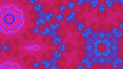 Abstract Radiant Burst with Soft Grain Texture, Symmetrical Glow Pattern in Psychedelic Style, Radiating Circular Abstract with Subtle Noise, Kaleidoscopic Starburst with Gradient Flow