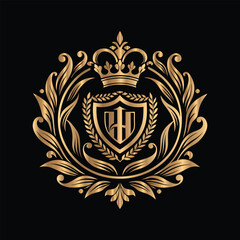 Vector set of gold vintage frames. Elegant element for design in Eastern style, place for text. Floral golden border. Lace illustration for invitations and greeting cards.