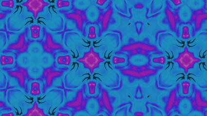 Abstract Radiant Burst with Soft Grain Texture, Symmetrical Glow Pattern in Psychedelic Style, Radiating Circular Abstract with Subtle Noise, Kaleidoscopic Starburst with Gradient Flow