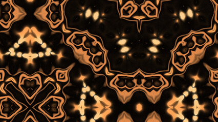 Abstract Radiant Burst with Soft Grain Texture, Symmetrical Glow Pattern in Psychedelic Style, Radiating Circular Abstract with Subtle Noise, Kaleidoscopic Starburst with Gradient Flow