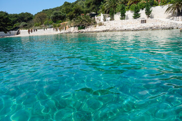 Obraz premium amazing Palmizana Beach in Hvar archipelago, Split Dalmatia County, Croatia