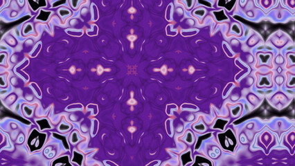 Abstract Radiant Burst with Soft Grain Texture, Symmetrical Glow Pattern in Psychedelic Style, Radiating Circular Abstract with Subtle Noise, Kaleidoscopic Starburst with Gradient Flow