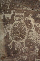 Nine Mile Canyon Petroglyphs, Owl Panel – Prehistoric Rock Art in Utah's Outdoor Gallery