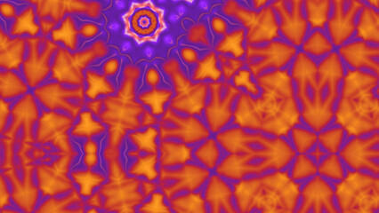 Abstract Radiant Burst with Soft Grain Texture, Symmetrical Glow Pattern in Psychedelic Style, Radiating Circular Abstract with Subtle Noise, Kaleidoscopic Starburst with Gradient Flow