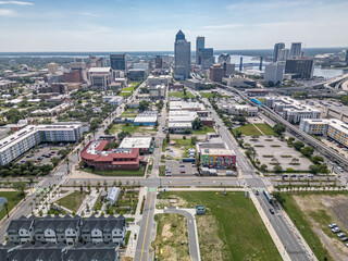 Naklejka premium lavilla neighborhood, jacksonville, florida