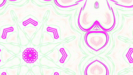 Abstract Radiant Burst with Soft Grain Texture, Symmetrical Glow Pattern in Psychedelic Style, Radiating Circular Abstract with Subtle Noise, Kaleidoscopic Starburst with Gradient Flow