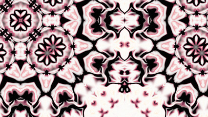 Abstract Radiant Burst with Soft Grain Texture, Symmetrical Glow Pattern in Psychedelic Style, Radiating Circular Abstract with Subtle Noise, Kaleidoscopic Starburst with Gradient Flow