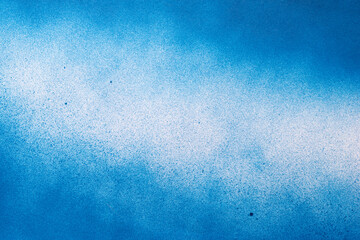 青色のスプレー塗料で塗った背景	