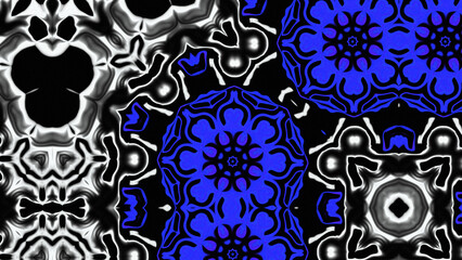 Abstract Radiant Burst with Soft Grain Texture, Symmetrical Glow Pattern in Psychedelic Style, Radiating Circular Abstract with Subtle Noise, Kaleidoscopic Starburst with Gradient Flow