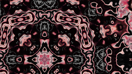 Abstract Radiant Burst with Soft Grain Texture, Symmetrical Glow Pattern in Psychedelic Style, Radiating Circular Abstract with Subtle Noise, Kaleidoscopic Starburst with Gradient Flow