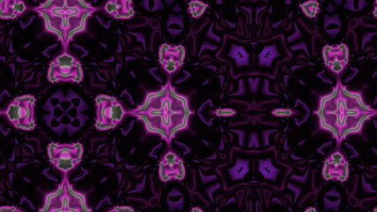 Abstract Radiant Burst with Soft Grain Texture, Symmetrical Glow Pattern in Psychedelic Style, Radiating Circular Abstract with Subtle Noise, Kaleidoscopic Starburst with Gradient Flow