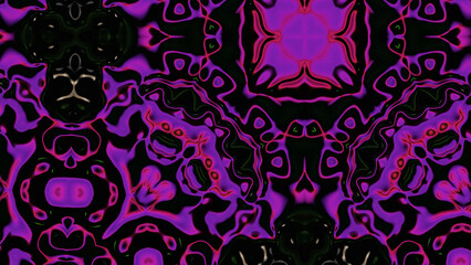 Abstract Radiant Burst with Soft Grain Texture, Symmetrical Glow Pattern in Psychedelic Style, Radiating Circular Abstract with Subtle Noise, Kaleidoscopic Starburst with Gradient Flow