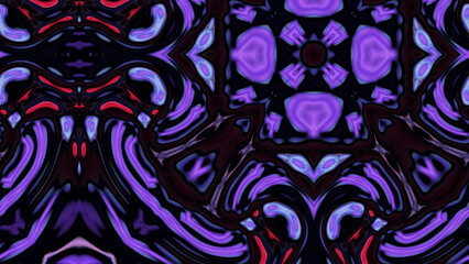 Abstract Radiant Burst with Soft Grain Texture, Symmetrical Glow Pattern in Psychedelic Style, Radiating Circular Abstract with Subtle Noise, Kaleidoscopic Starburst with Gradient Flow