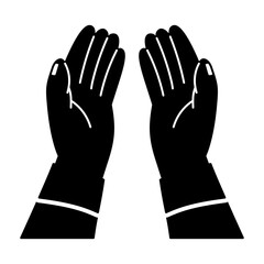 Obraz premium pray human hand