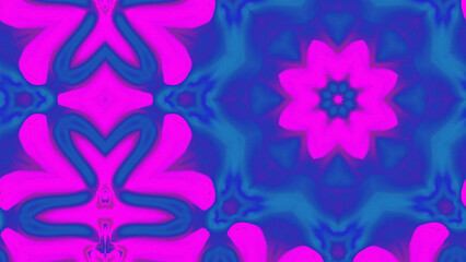 Abstract Radiant Burst with Soft Grain Texture, Symmetrical Glow Pattern in Psychedelic Style, Radiating Circular Abstract with Subtle Noise, Kaleidoscopic Starburst with Gradient Flow