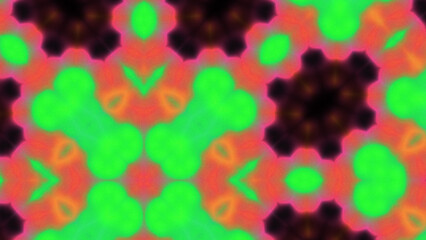 Abstract Radiant Burst with Soft Grain Texture, Symmetrical Glow Pattern in Psychedelic Style, Radiating Circular Abstract with Subtle Noise, Kaleidoscopic Starburst with Gradient Flow