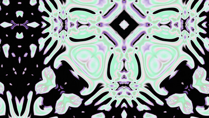 Abstract Radiant Burst with Soft Grain Texture, Symmetrical Glow Pattern in Psychedelic Style, Radiating Circular Abstract with Subtle Noise, Kaleidoscopic Starburst with Gradient Flow