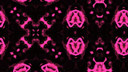 Abstract Radiant Burst with Soft Grain Texture, Symmetrical Glow Pattern in Psychedelic Style, Radiating Circular Abstract with Subtle Noise, Kaleidoscopic Starburst with Gradient Flow