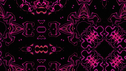 Abstract Radiant Burst with Soft Grain Texture, Symmetrical Glow Pattern in Psychedelic Style, Radiating Circular Abstract with Subtle Noise, Kaleidoscopic Starburst with Gradient Flow