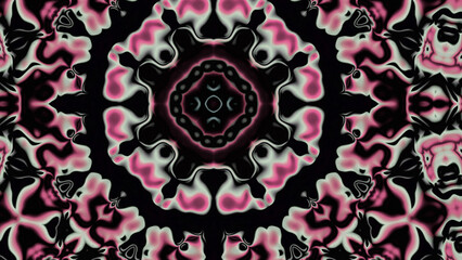 Abstract Radiant Burst with Soft Grain Texture, Symmetrical Glow Pattern in Psychedelic Style, Radiating Circular Abstract with Subtle Noise, Kaleidoscopic Starburst with Gradient Flow