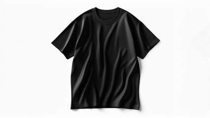 Black t-shirt mockup