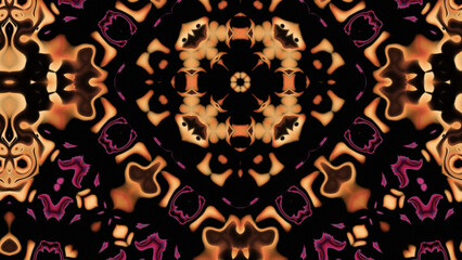 Abstract Radiant Burst with Soft Grain Texture, Symmetrical Glow Pattern in Psychedelic Style, Radiating Circular Abstract with Subtle Noise, Kaleidoscopic Starburst with Gradient Flow