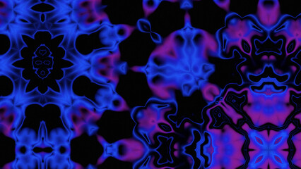 Abstract Radiant Burst with Soft Grain Texture, Symmetrical Glow Pattern in Psychedelic Style, Radiating Circular Abstract with Subtle Noise, Kaleidoscopic Starburst with Gradient Flow