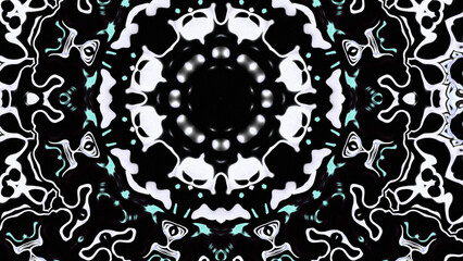 Abstract Radiant Burst with Soft Grain Texture, Symmetrical Glow Pattern in Psychedelic Style, Radiating Circular Abstract with Subtle Noise, Kaleidoscopic Starburst with Gradient Flow