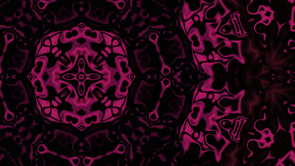 Abstract Radiant Burst with Soft Grain Texture, Symmetrical Glow Pattern in Psychedelic Style, Radiating Circular Abstract with Subtle Noise, Kaleidoscopic Starburst with Gradient Flow