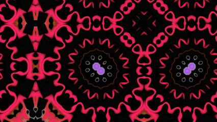 Abstract Radiant Burst with Soft Grain Texture, Symmetrical Glow Pattern in Psychedelic Style, Radiating Circular Abstract with Subtle Noise, Kaleidoscopic Starburst with Gradient Flow
