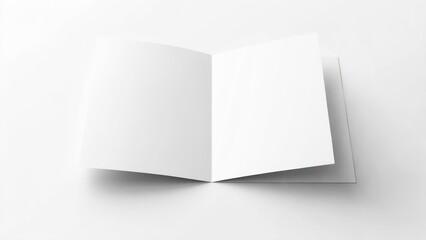 Blank brochure mockup