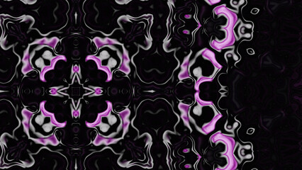 Abstract Radiant Burst with Soft Grain Texture, Symmetrical Glow Pattern in Psychedelic Style, Radiating Circular Abstract with Subtle Noise, Kaleidoscopic Starburst with Gradient Flow