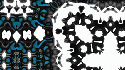 Abstract Radiant Burst with Soft Grain Texture, Symmetrical Glow Pattern in Psychedelic Style, Radiating Circular Abstract with Subtle Noise, Kaleidoscopic Starburst with Gradient Flow