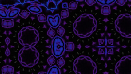 Abstract Radiant Burst with Soft Grain Texture, Symmetrical Glow Pattern in Psychedelic Style, Radiating Circular Abstract with Subtle Noise, Kaleidoscopic Starburst with Gradient Flow