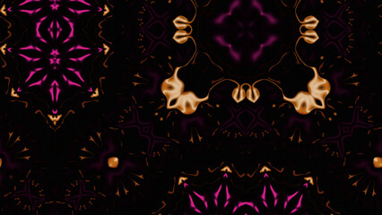 Abstract Radiant Burst with Soft Grain Texture, Symmetrical Glow Pattern in Psychedelic Style, Radiating Circular Abstract with Subtle Noise, Kaleidoscopic Starburst with Gradient Flow