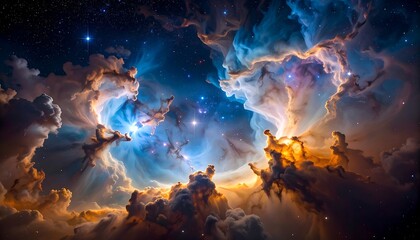 Cosmic cloud formations