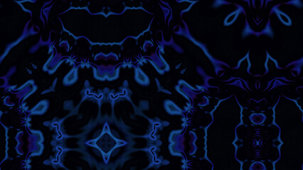 Abstract Radiant Burst with Soft Grain Texture, Symmetrical Glow Pattern in Psychedelic Style, Radiating Circular Abstract with Subtle Noise, Kaleidoscopic Starburst with Gradient Flow