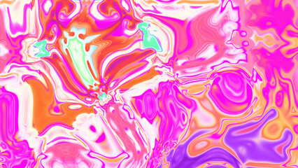 Fluid Marble Texture with Organic Flow, Abstract Liquid Pattern with Wavy Structure, Melted Surface Design with Soft Transitions, Psychedelic Swirl Texture with Marble Effect