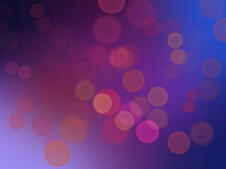 Bokeh Background with Retro Style